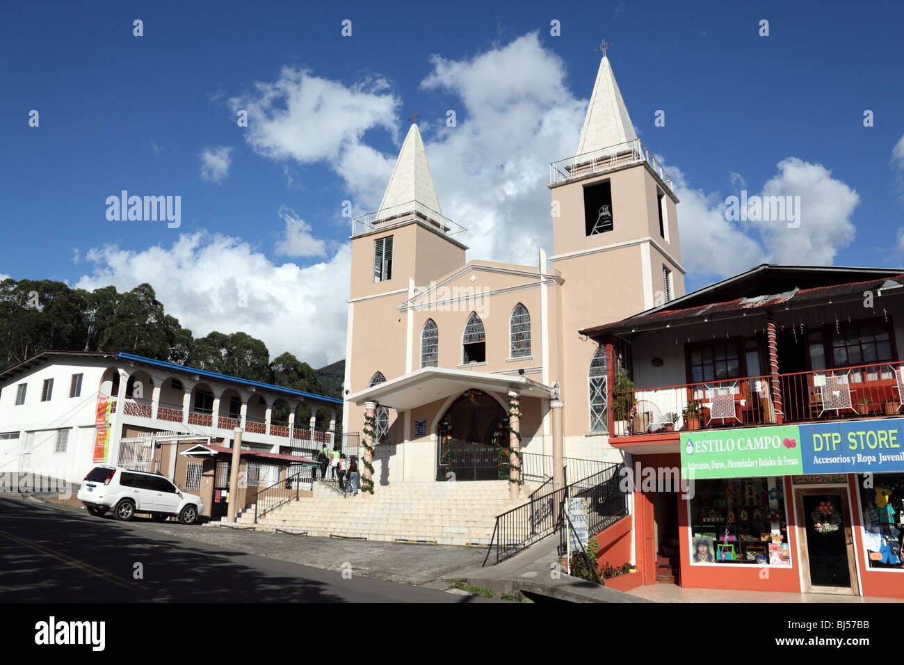 Kirche in Boquete, Provinz Chiriqui, Panama Stockfoto