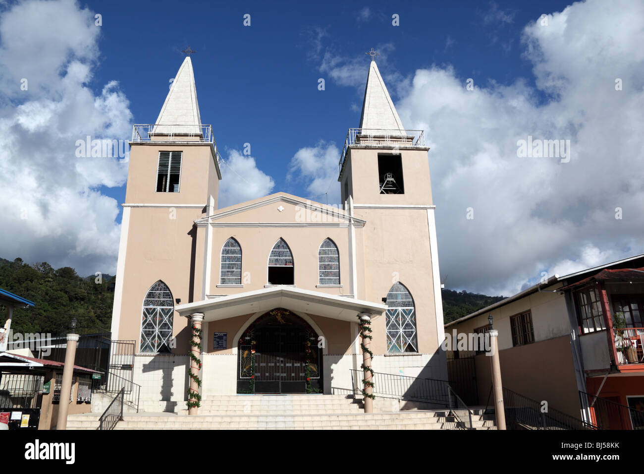 Kirche in Boquete, Provinz Chiriqui, Panama Stockfoto
