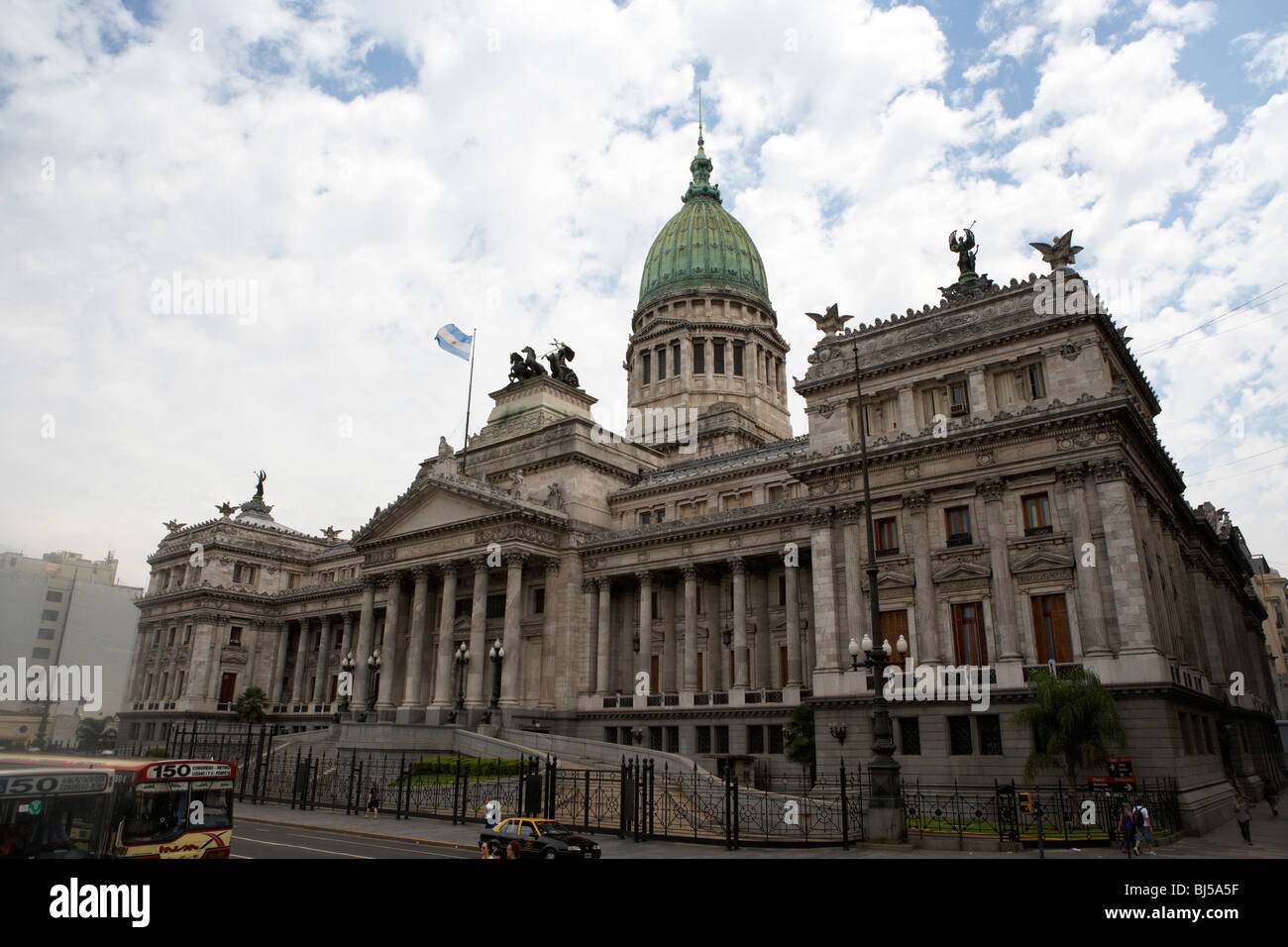 argentinischen Nationalkongress Congreso De La Nación Gebäude Hauptstadt Buenos Aires Bundesrepublik Argentinien in Südamerika Stockfoto