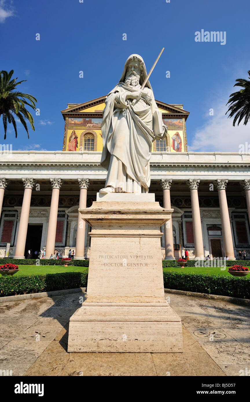 San Paolo Fuori le Mura, Rom, Latium, Italien Stockfoto