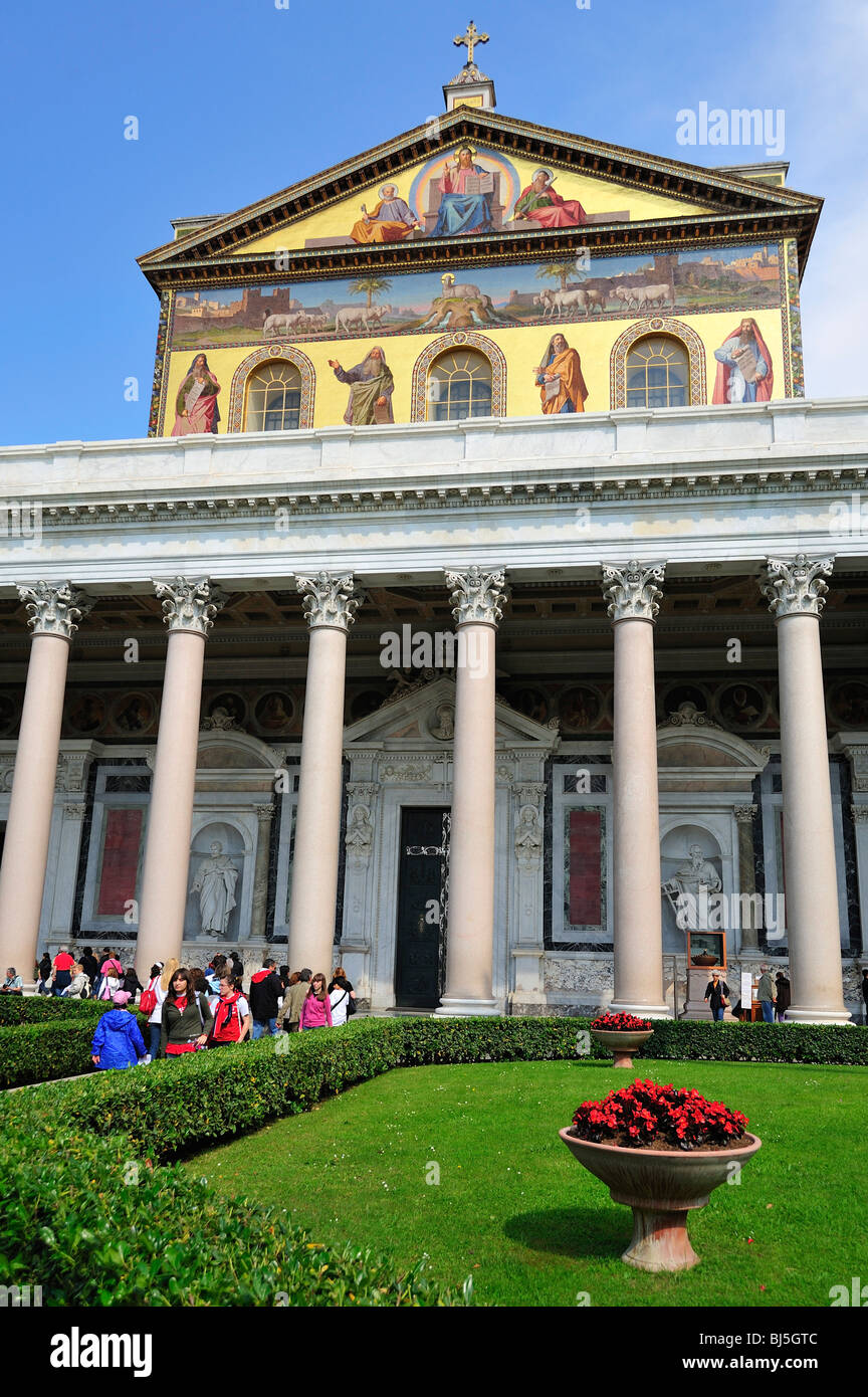 San Paolo Fuori le Mura, Rom, Latium, Italien Stockfoto