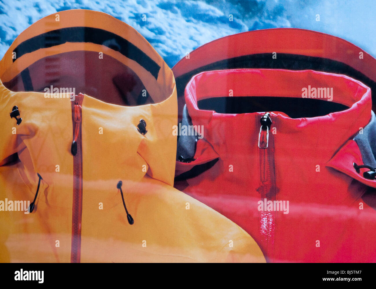 Fenster-Dummies In Skijacken St. Anton-Österreich-Europa Stockfoto