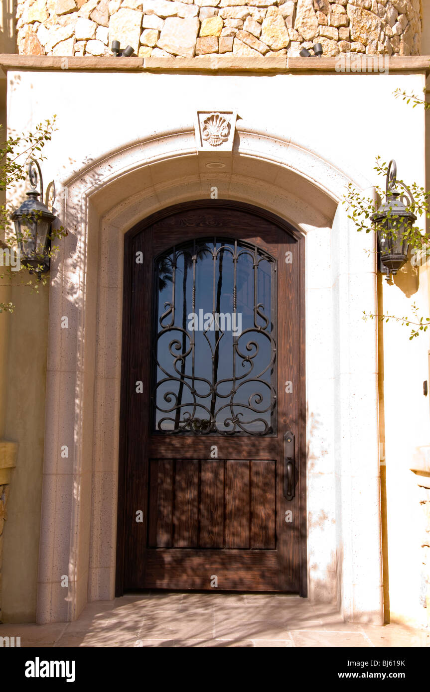 Luxus Haustür Stockfoto