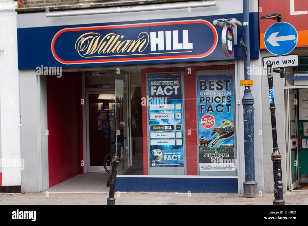 William Hill Shop in Woking Stockfoto