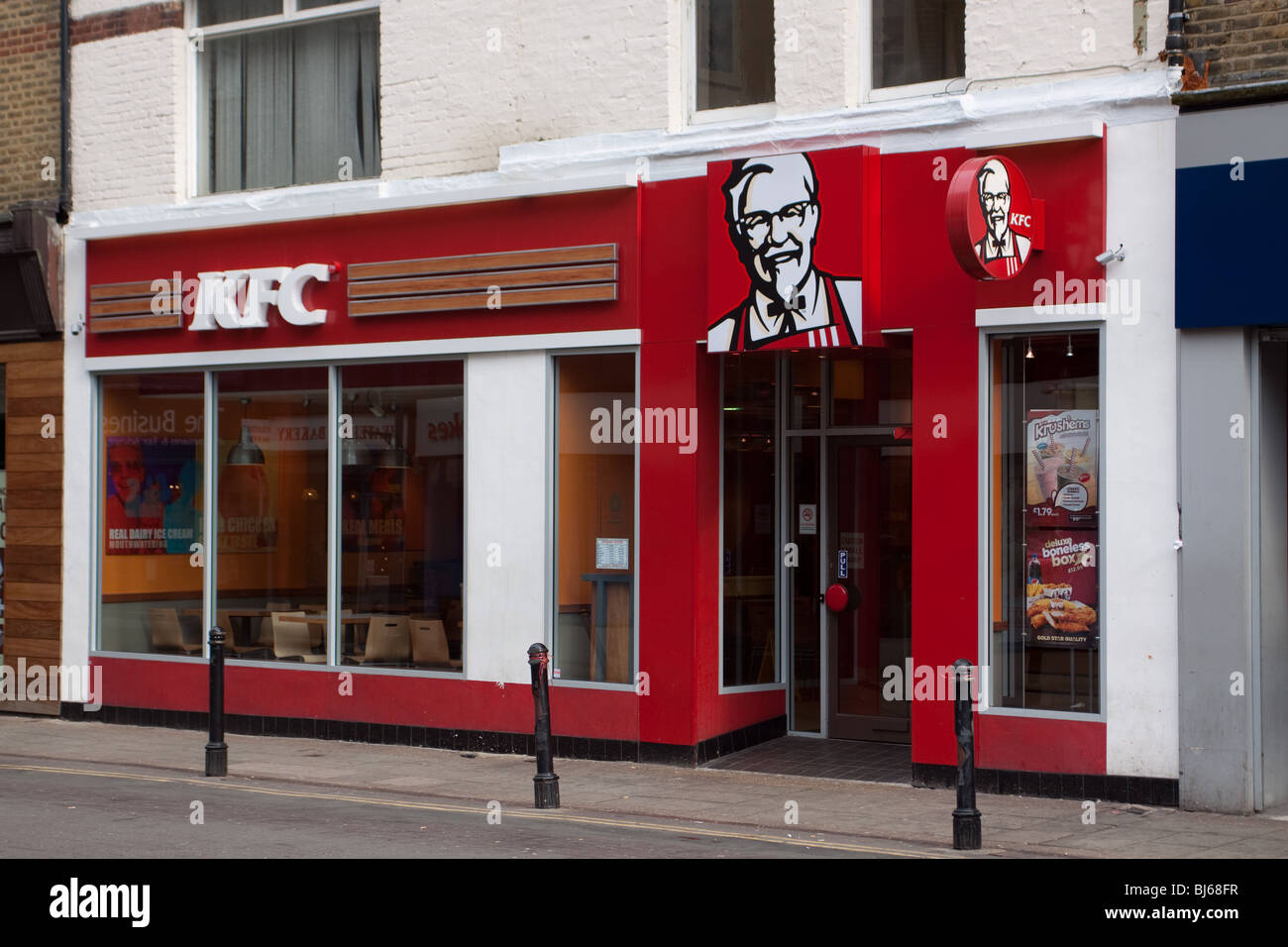 KFC-Restaurant in Woking Stockfoto