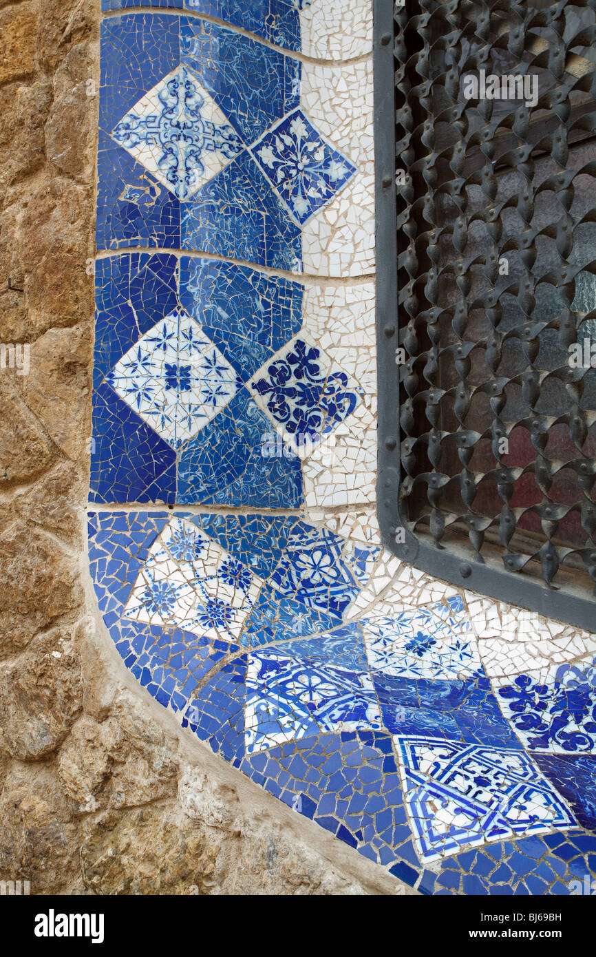Barcelona - Park Güell Stockfoto