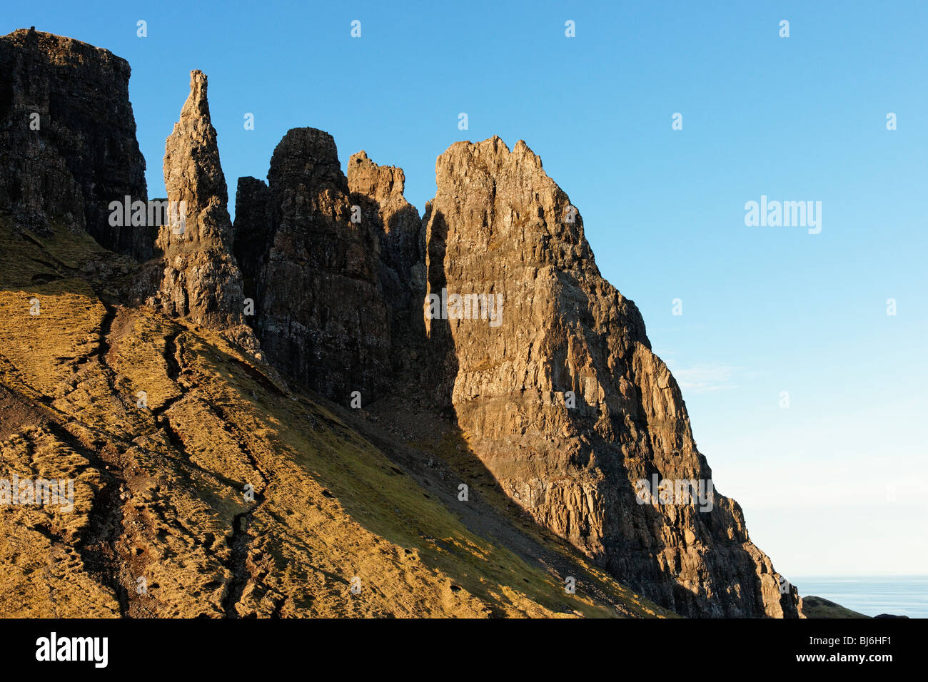 Quirang, Isle Of Skye, Schottland, Großbritannien. Stockfoto