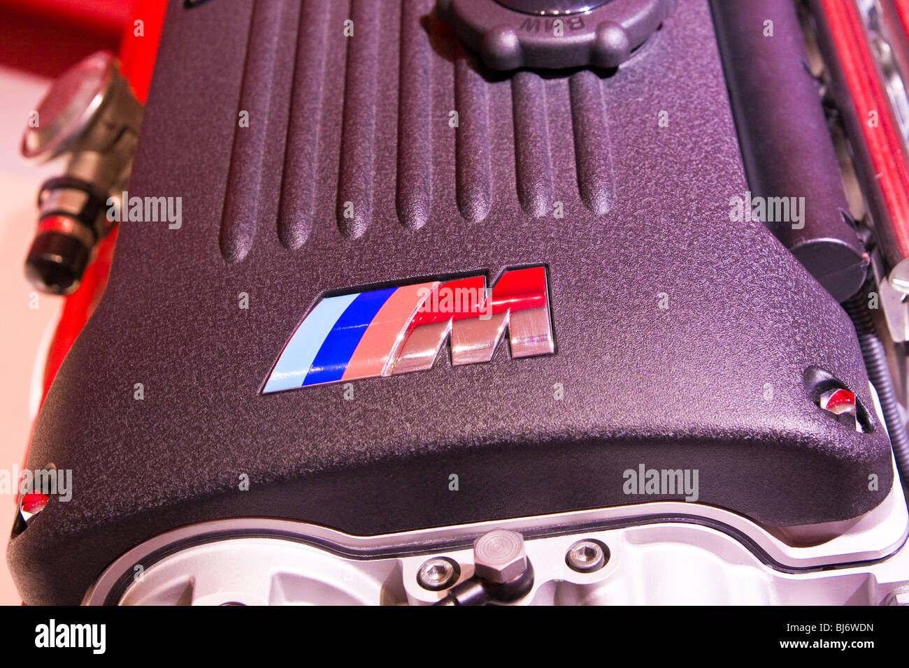 BMW motor Hochleistungsmotor Stockfoto