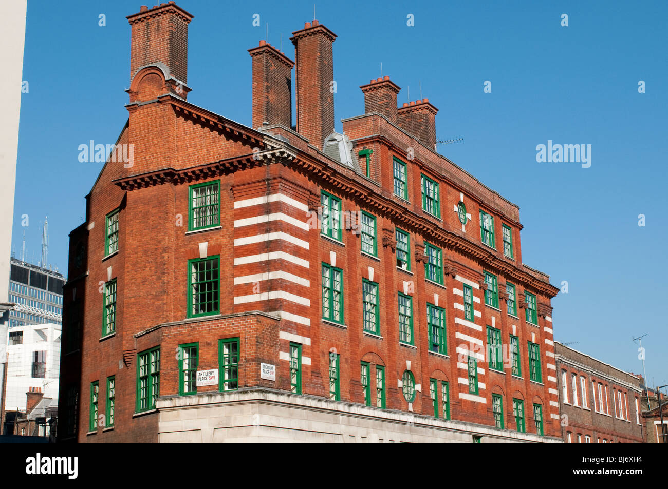 Feuerwehr-Station, Westminster, London, UK Stockfoto