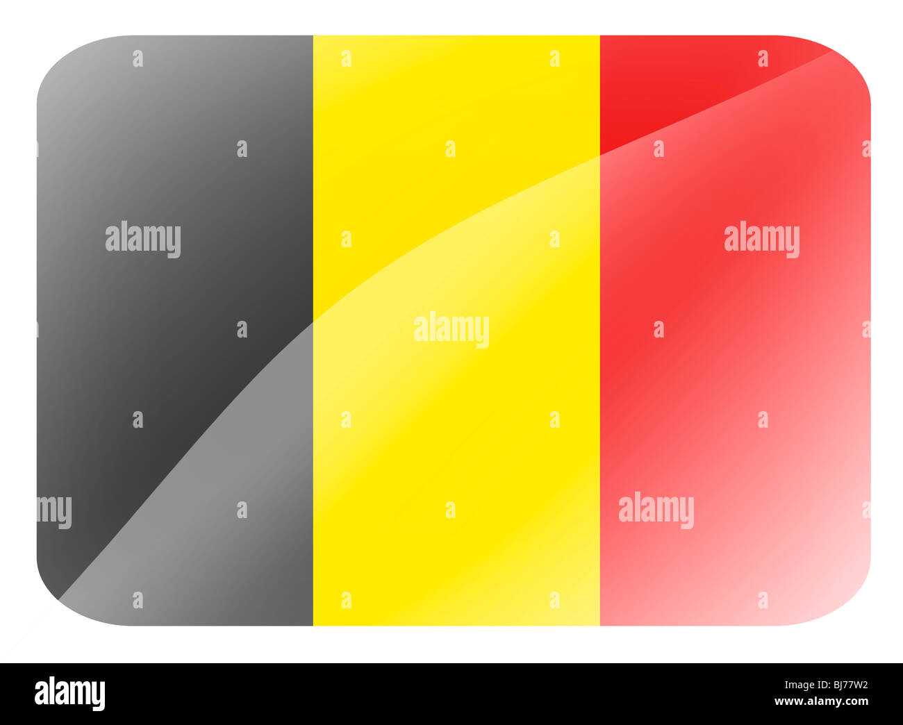 Belgien-Flagge Stockfoto