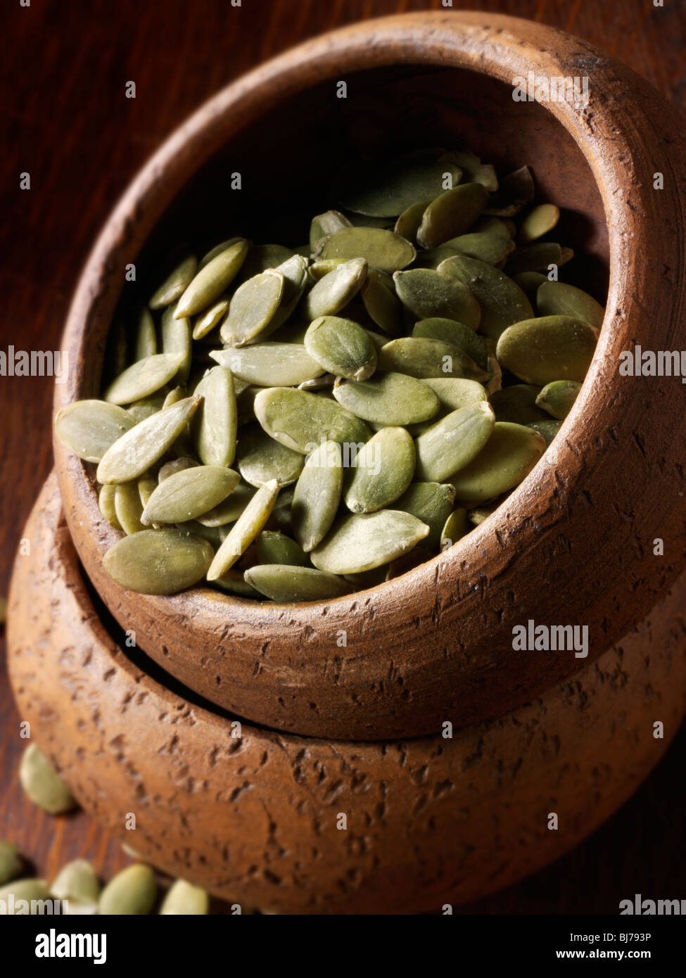 Kürbiskern - Stockfotos Stockfoto