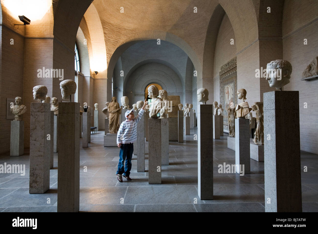 Glyptothek Skulpturenmuseum. Königsplatz München Stockfoto