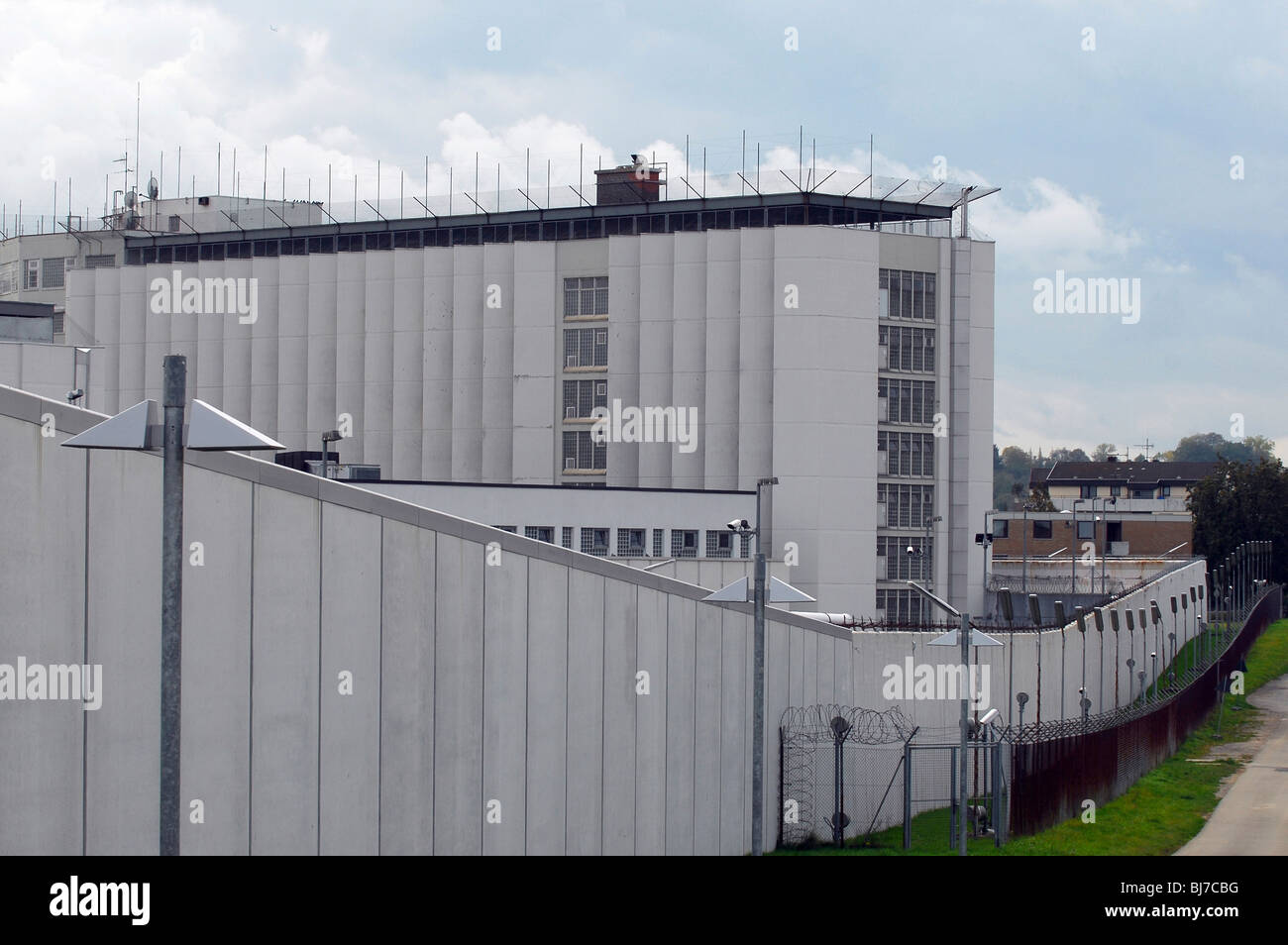 Stammheim Gefängnis, Stuttgart, Deutschland Stockfoto