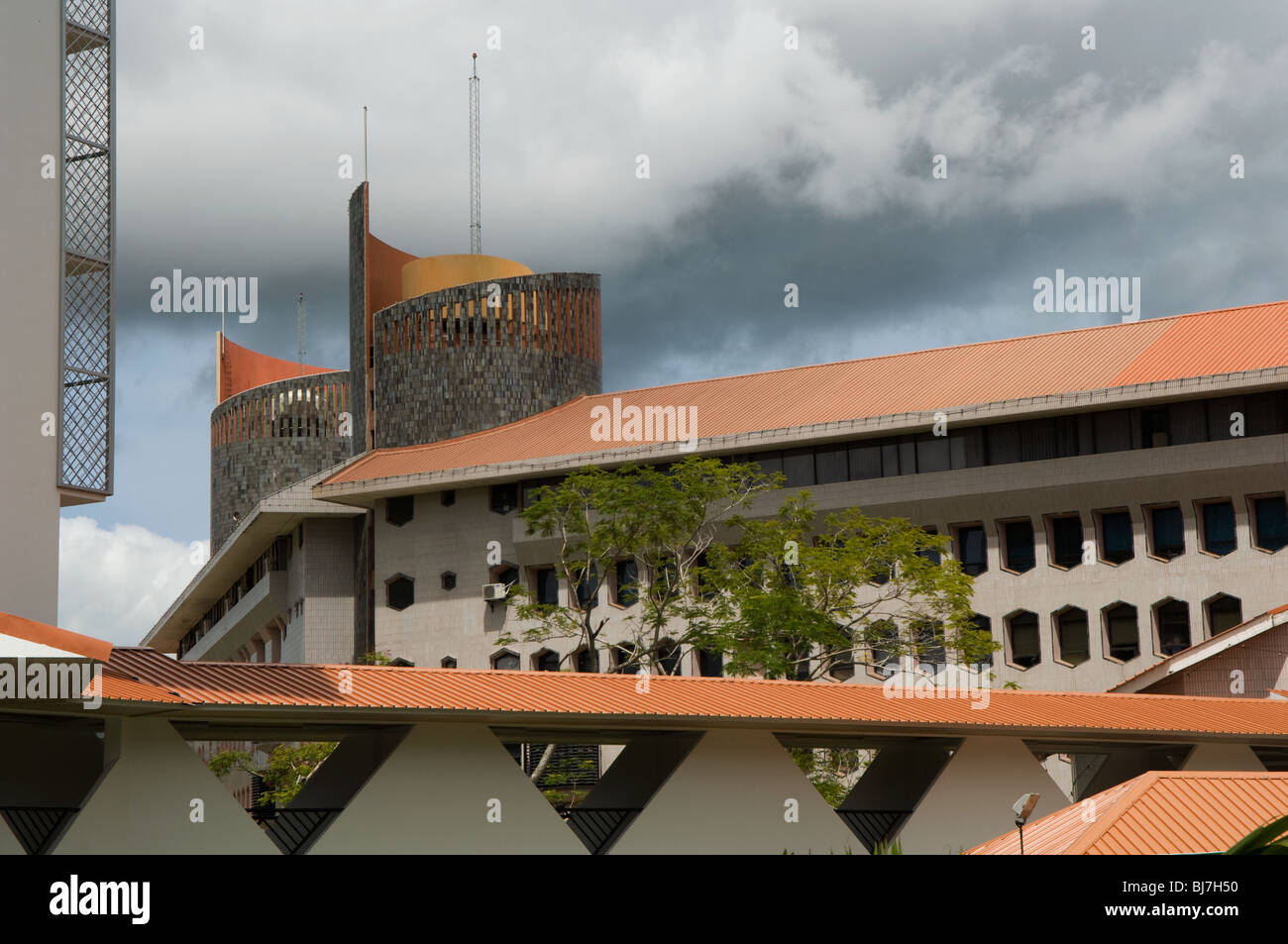 Regierungsgebäude, Bandar Seri Begawan, Brunei Darussalam Stockfoto