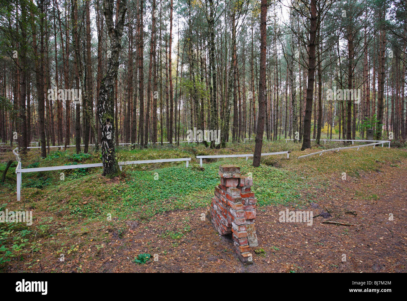 Lage der Baracken des ehemaligen KZ Wöbbelin, MecklenburgVorpommern