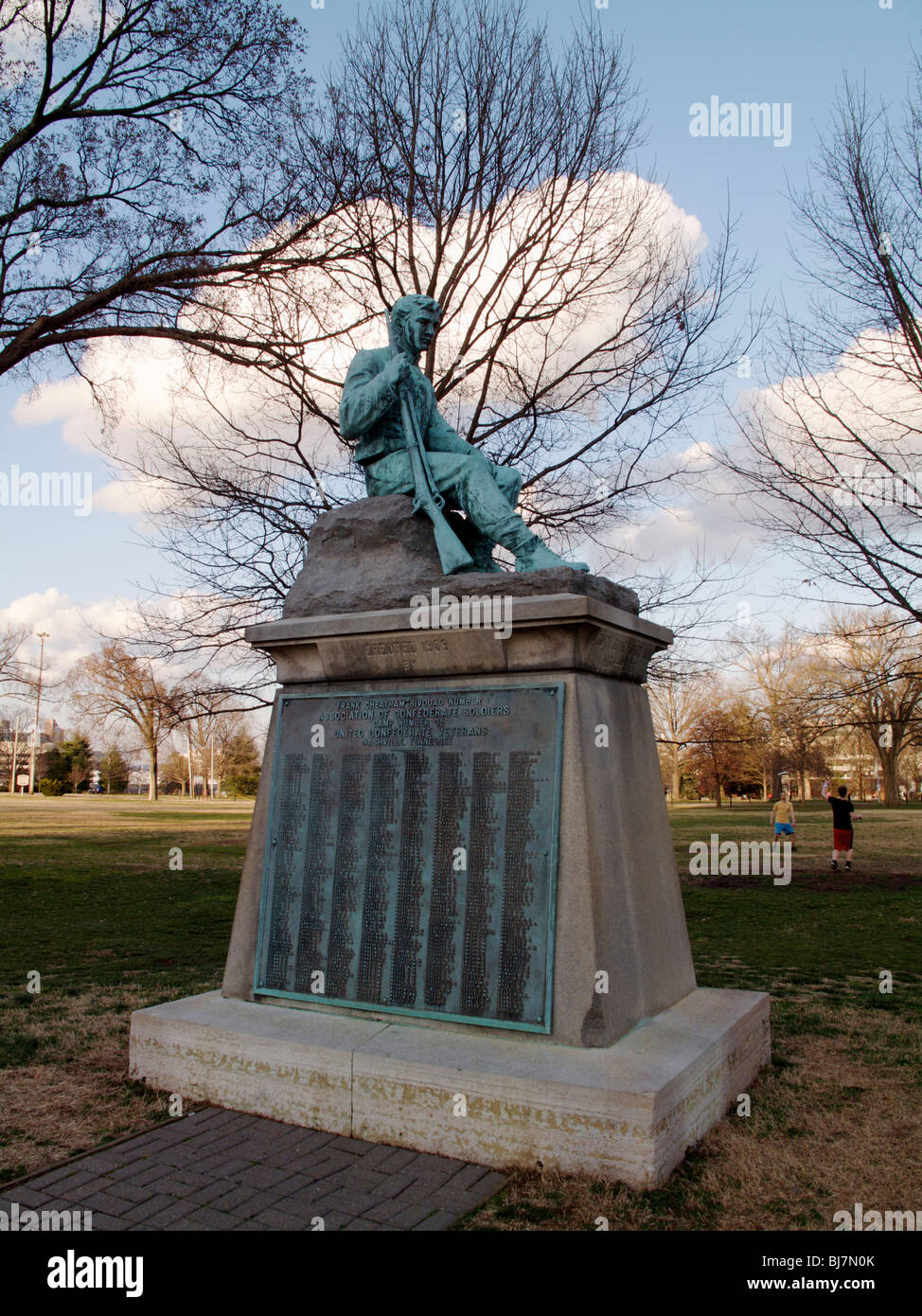 Konföderierten Veterans Memorial. Centennial Park. Nashville, Tennessee. Stockfoto