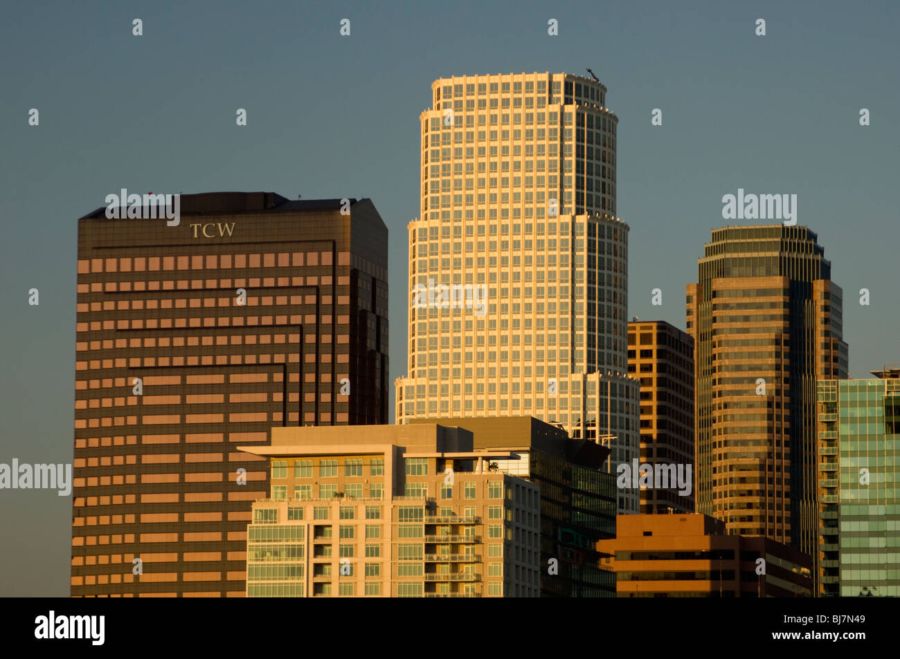 Downtown Los Angeles Skyline Stockfoto