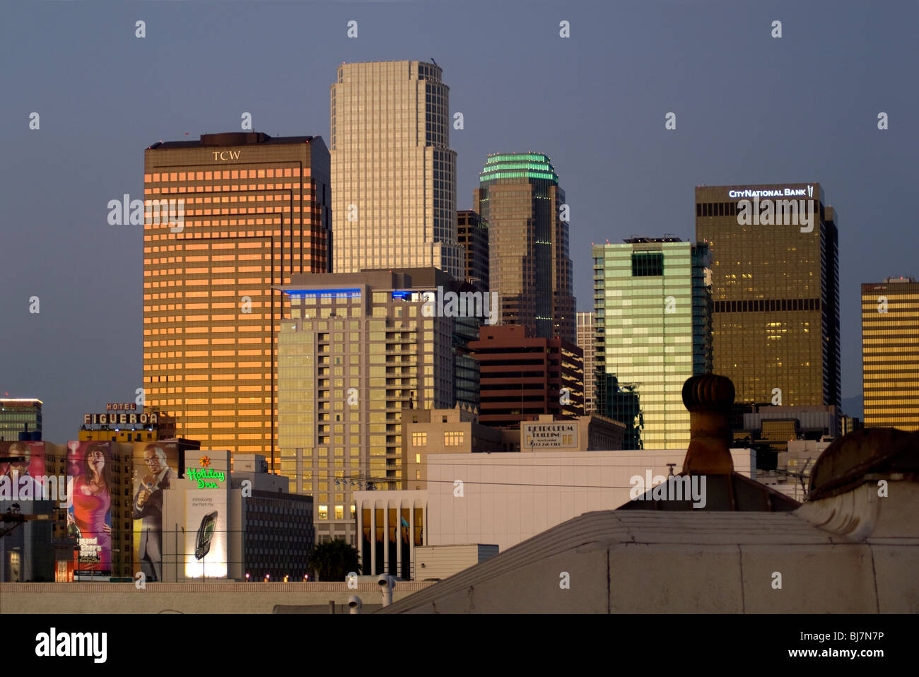 Downtown Los Angeles Skyline Stockfoto