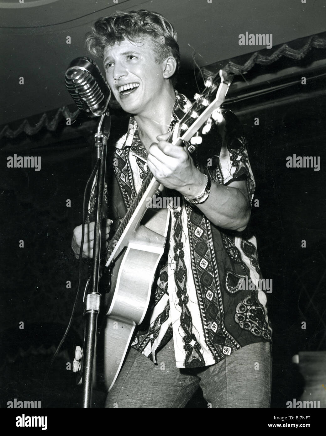 TOMMY STEELE - UK-Rock-Musiker über 1957 Stockfoto