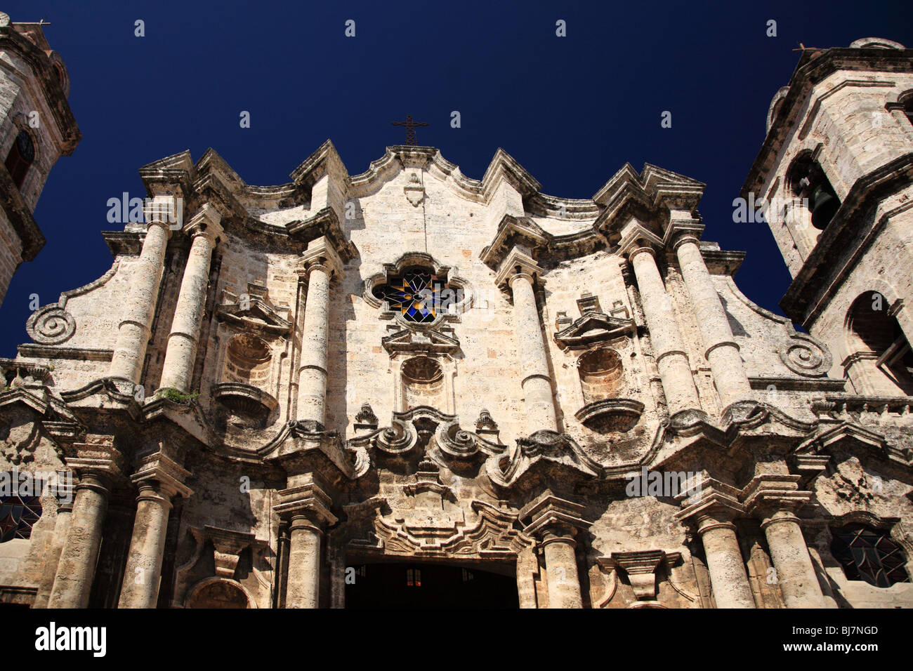 Havana Kathedrale auch Langensee als Kathedrale des Heiligen Christophorus von Havanna in Kuba Stockfoto