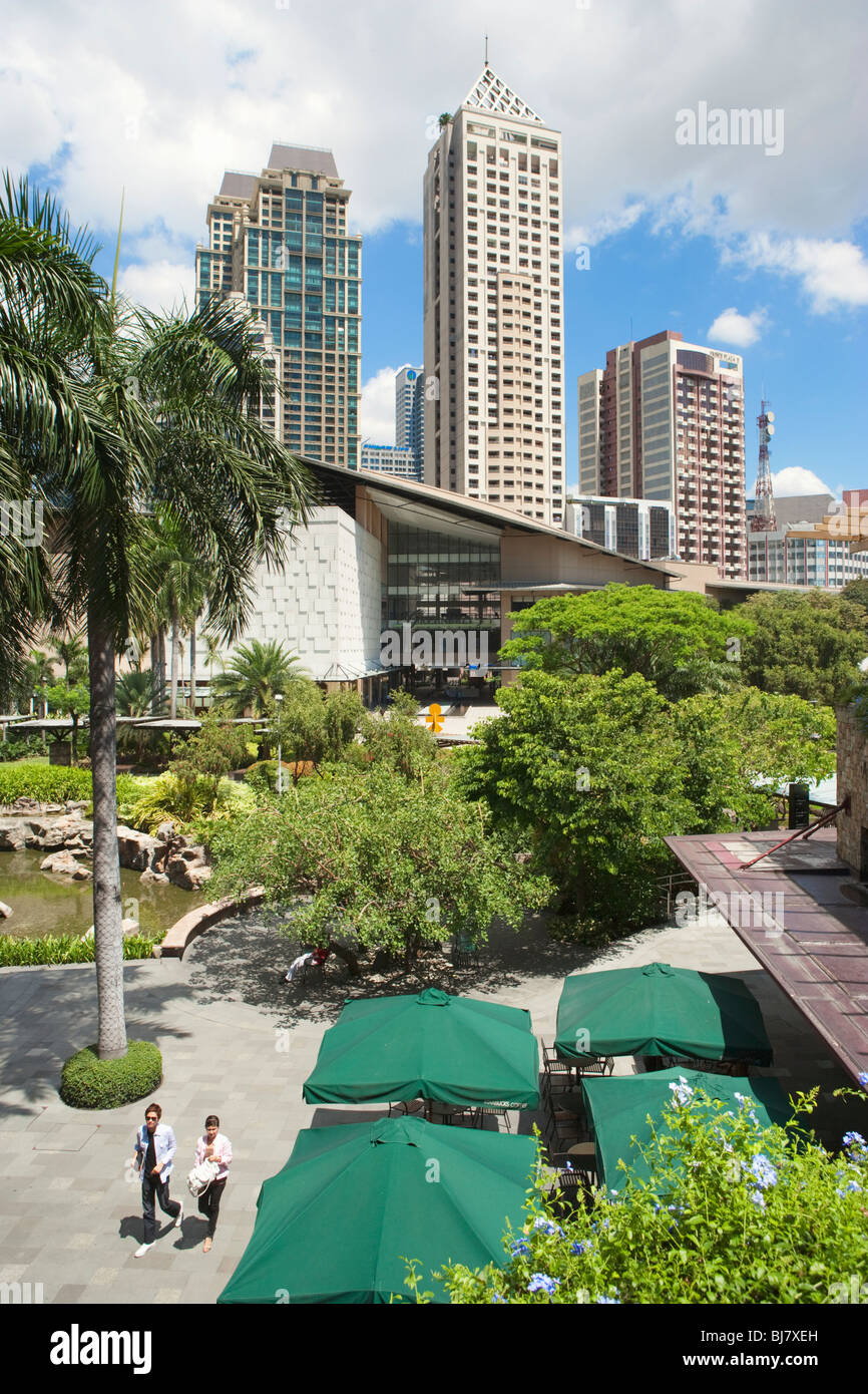 Greenbelt Shopping Mall Geschäftsviertel Makati; Manila; Philippinen Stockfoto