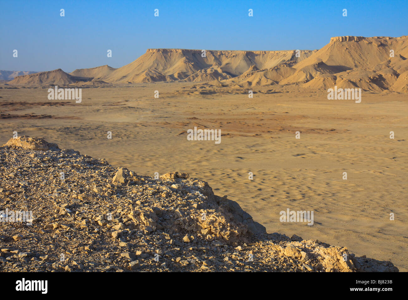 Afrika Dakhla Oase Ägypten Mountain West Wüste Stockfoto