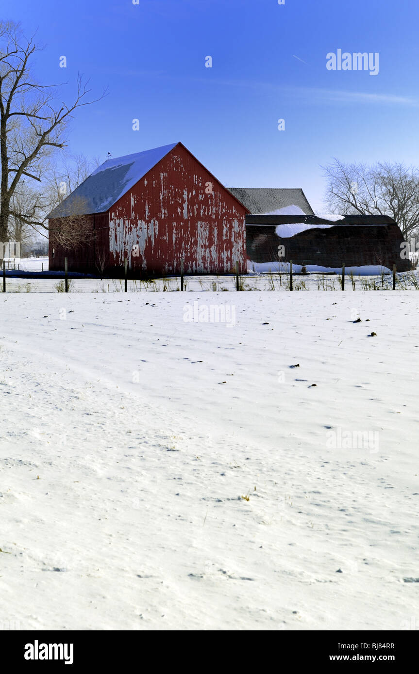 Midwest Scheunen Stockfoto