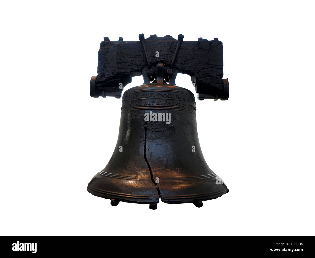 Die historischen Freiheitsglocke im Independence National Park in Philadelphia Pennsylvania. Stockfoto