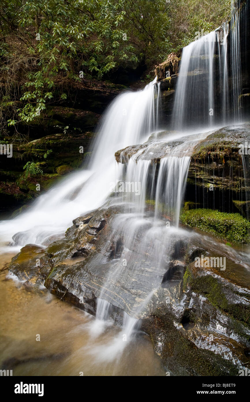 Martin Creek Falls Stockfoto
