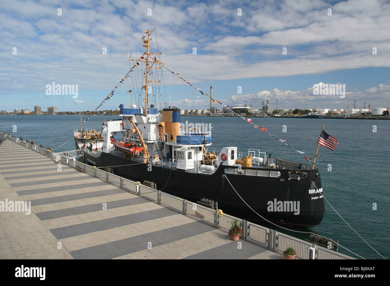 Coast Guard Cutter Bramble Museum in Port Huron, Michigan, USA. Stockfoto