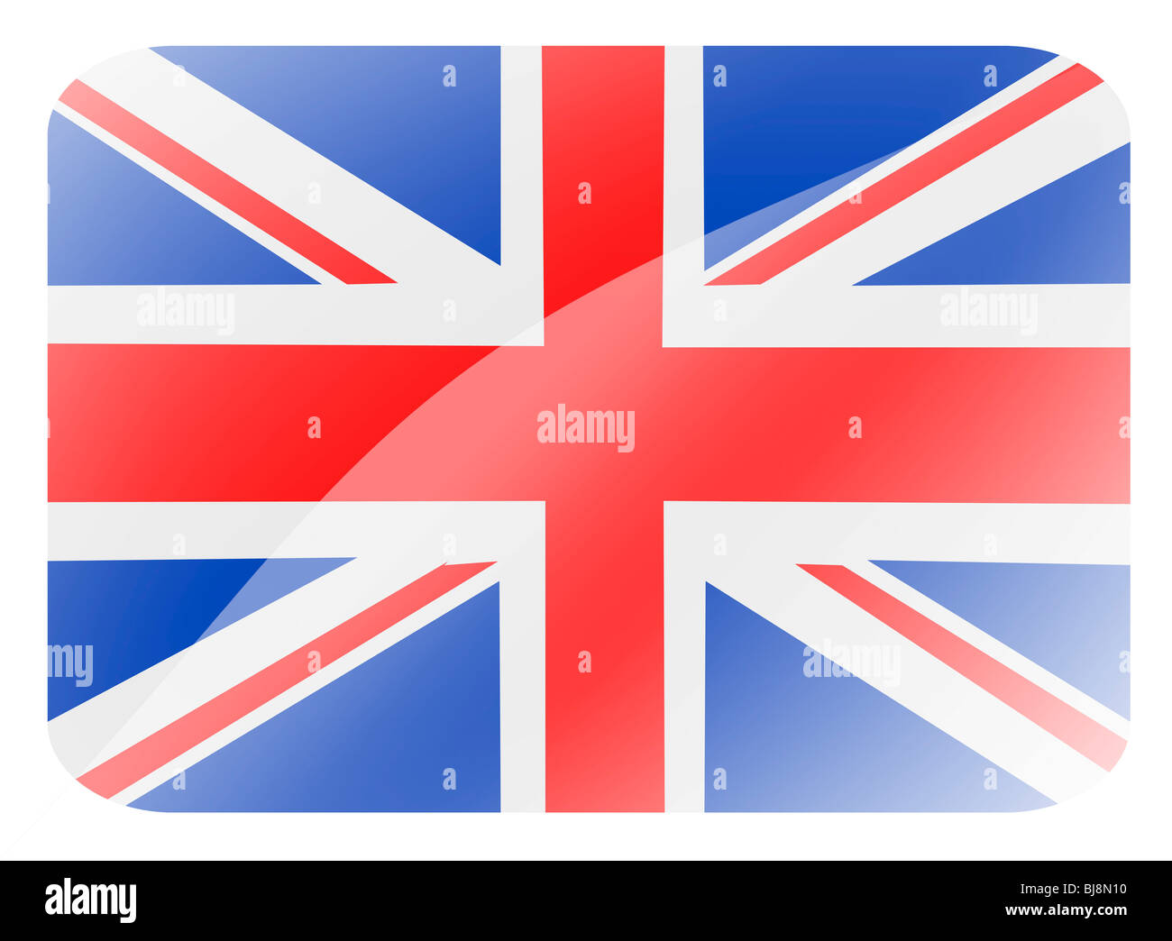 Vereinigtes Königreich Großbritannien Großbritannien gb Flagge Stockfoto