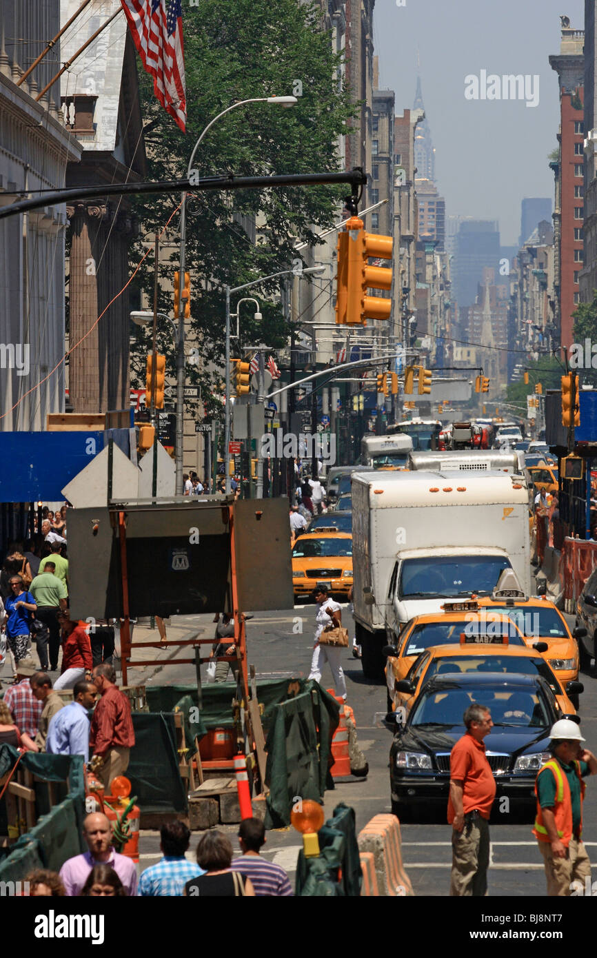 Straßenverkehr, New York City, USA Stockfoto