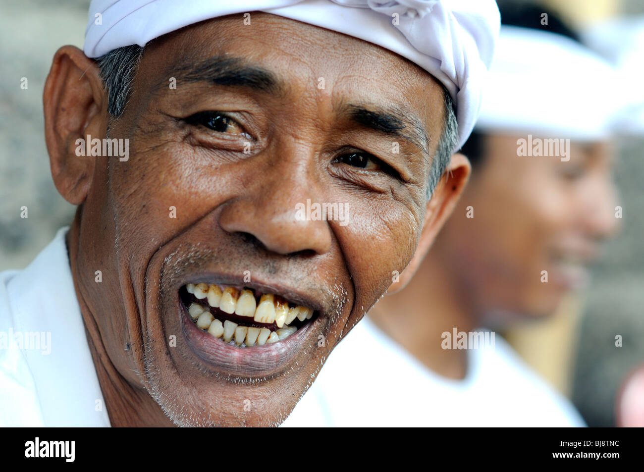Mann in Kuta, Bali, Indonesien Stockfoto