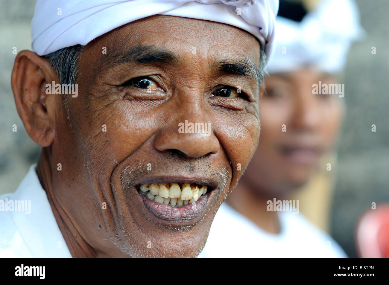 Mann in Kuta, Bali, Indonesien Stockfoto