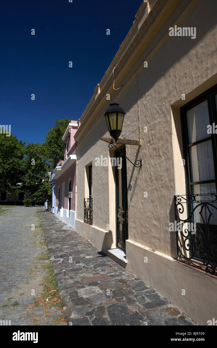 koloniale Bauten in der Altstadt Barrio Historico Colonia Del Sacramento Uruguay Südamerika Stockfoto