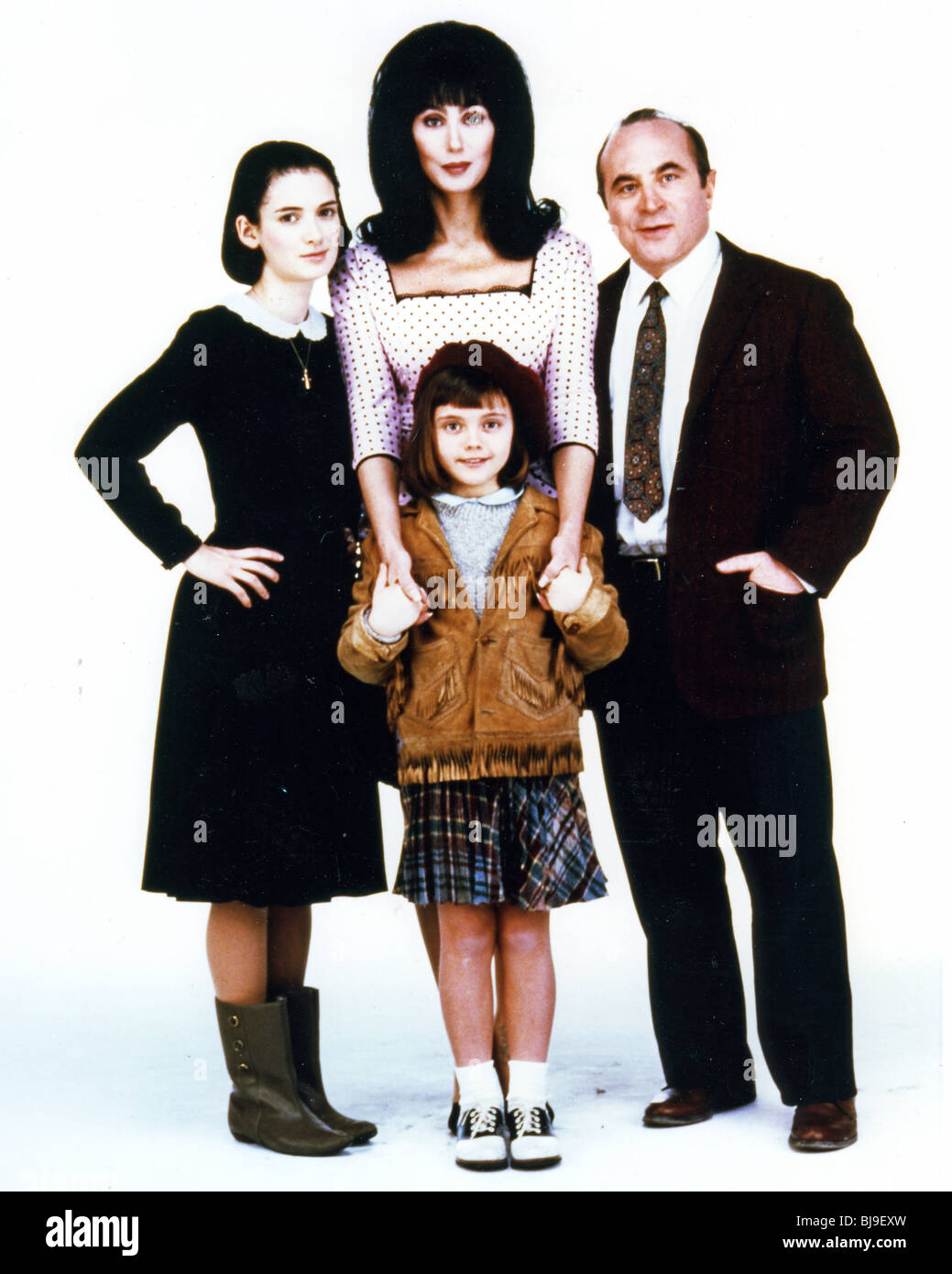 MEERJUNGFRAUEN - 1990 Rang/Orion Film mit aus l: Winona Ryder, Cher, Bob Hoskins und Caroline McWilliams Stockfoto