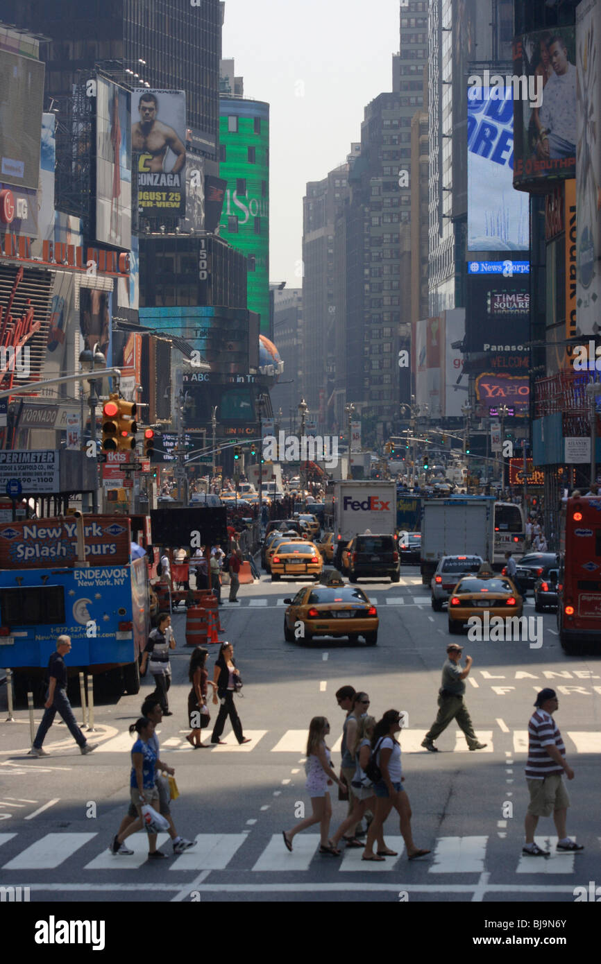 Straßenverkehr, New York City, USA Stockfoto