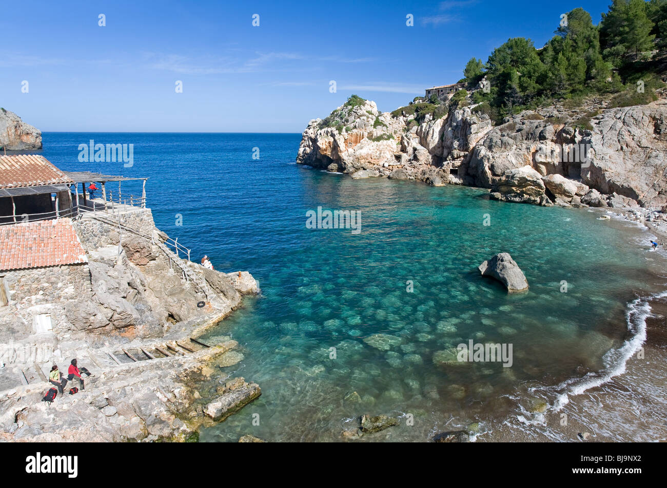 Cala Deia. Insel Mallorca. Balearischen Inseln. Spanien Stockfoto