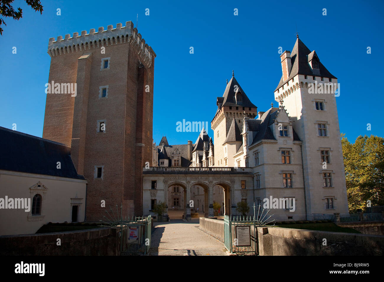 DAS SCHLOSS VON HENRI IV, PAU Stockfoto