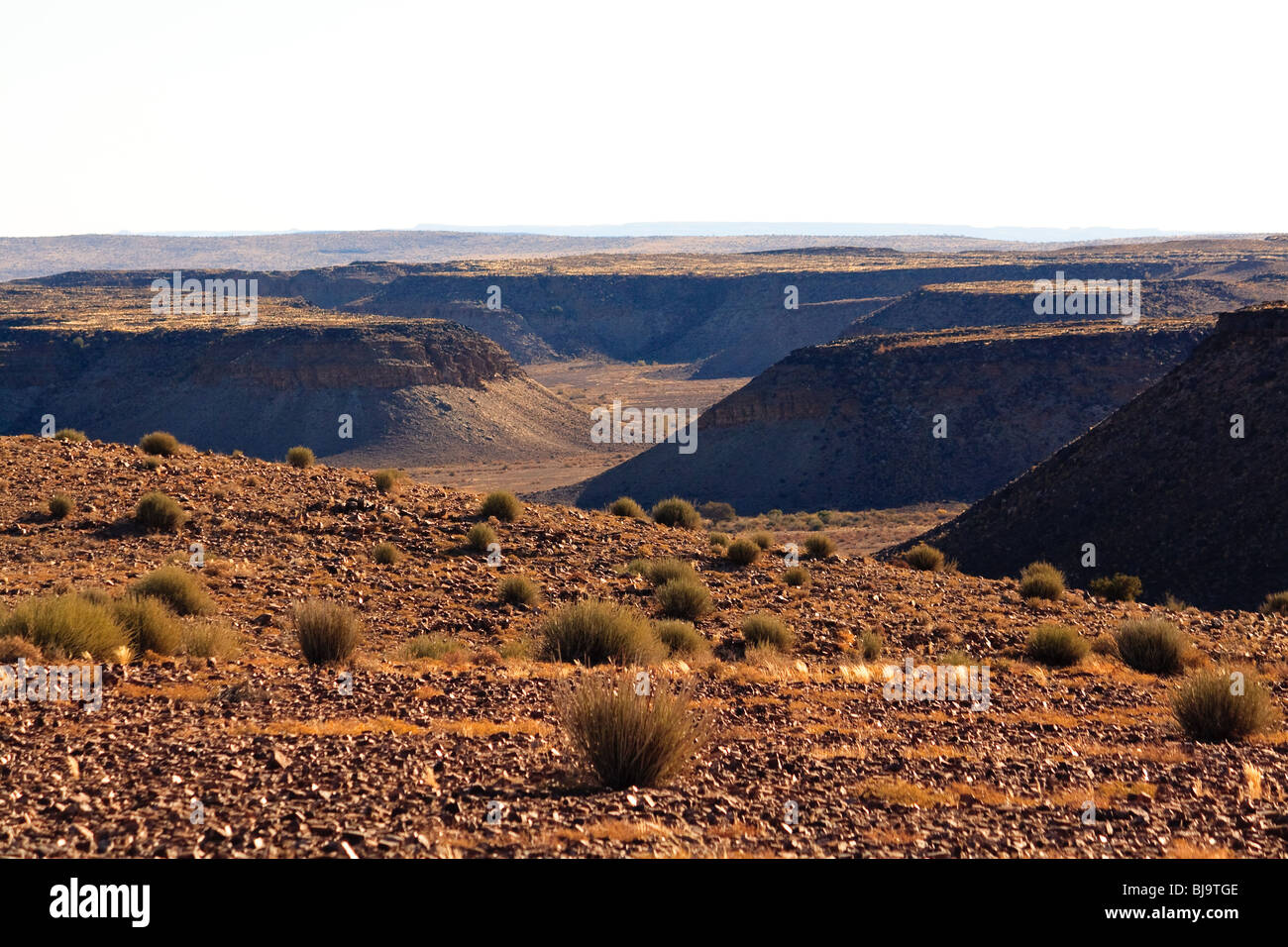 Fish River Canyon Berg Afrikas-Namibia Stockfoto