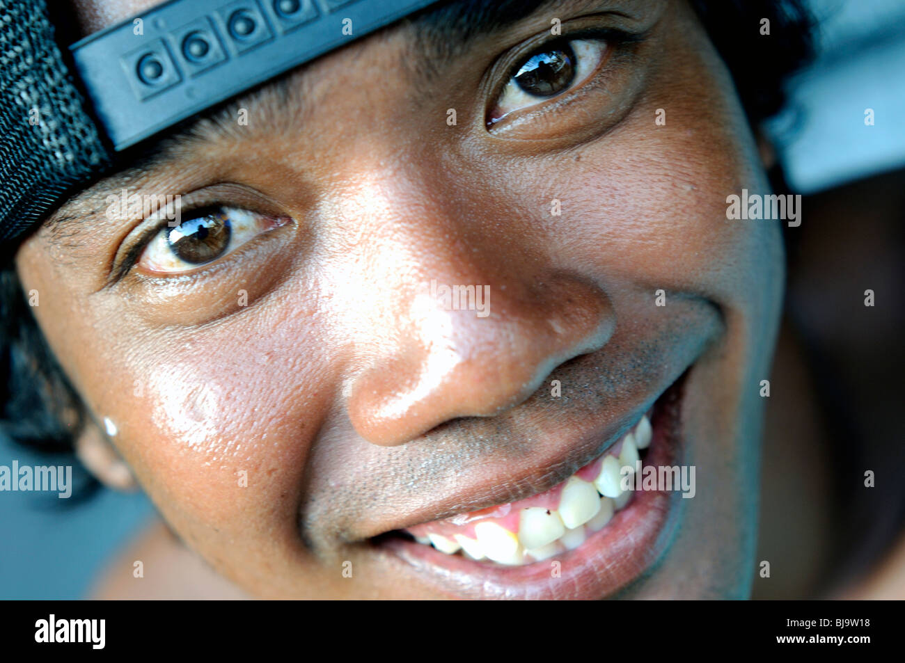 Balinesische Jüngling, Kuta, Bali, Indonesien Stockfoto