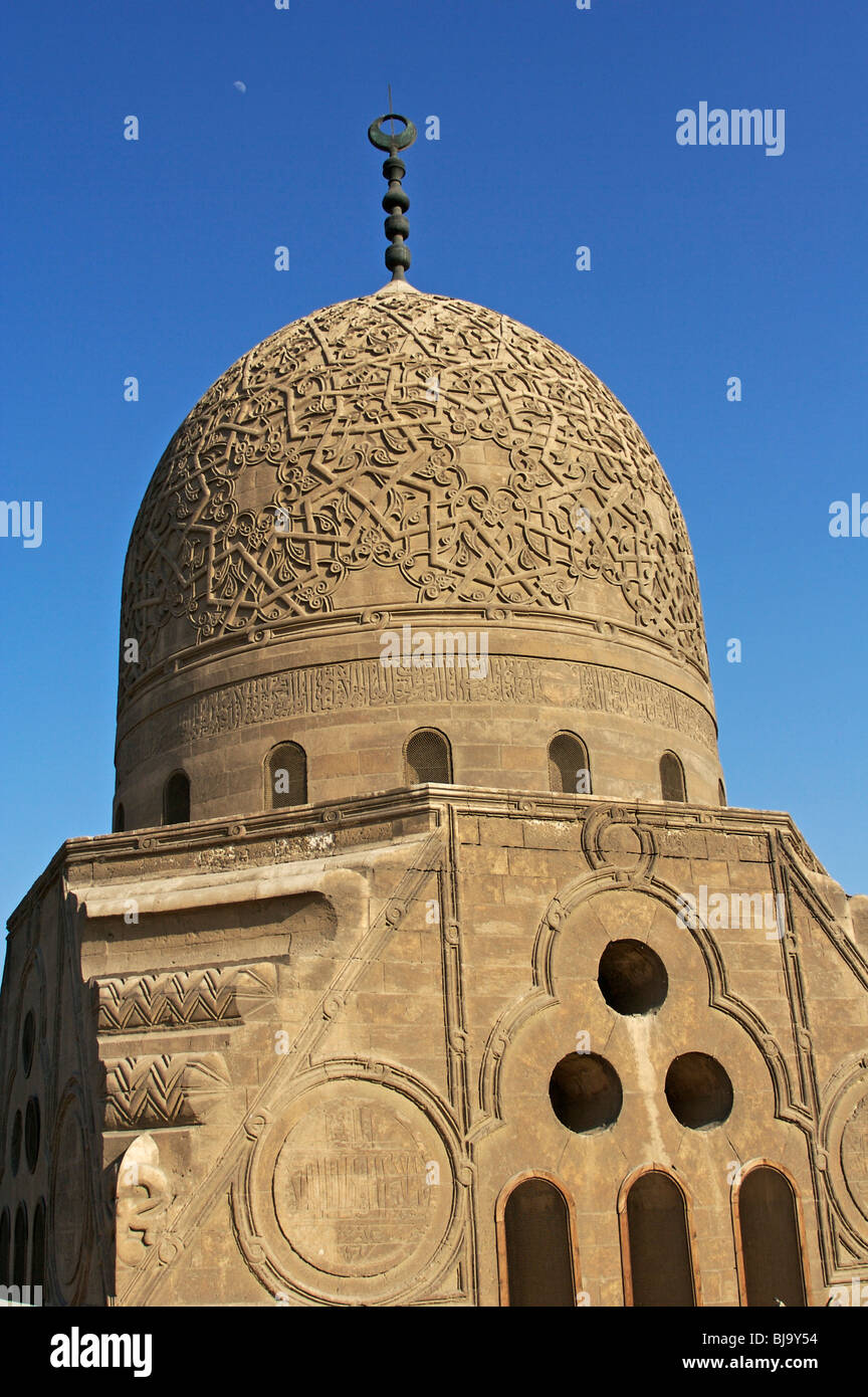 Sultan Qaitbey Mausoleum nördlichen Friedhof "Totenstadt" Alt-Kairo Ägypten Stockfoto
