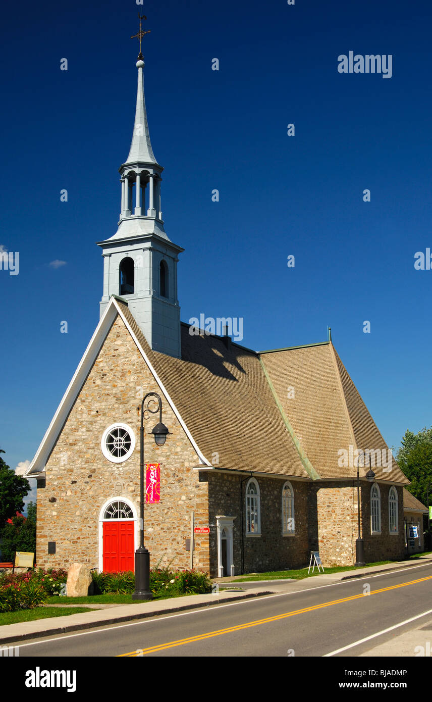 Saint-Pierre-et-Saint-Paul-Kirche in der Gemeinde St-Pierre-de-l ' Ile-d ' Orleans, Orleans Insel, Provinz Quebec, Kanada Stockfoto