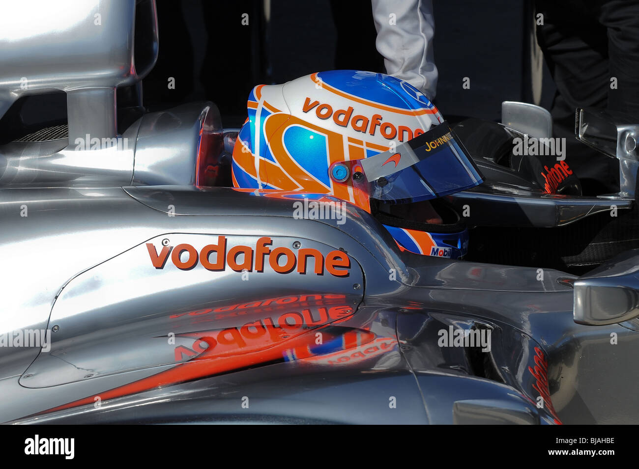 Jenson Button, Mclaren F1 2010 Stockfoto