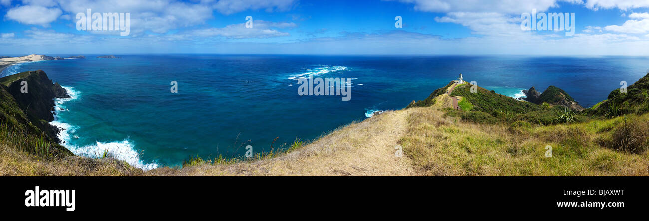Neuseeland, Nordinsel, Panorama, Cape Reinga Stockfoto
