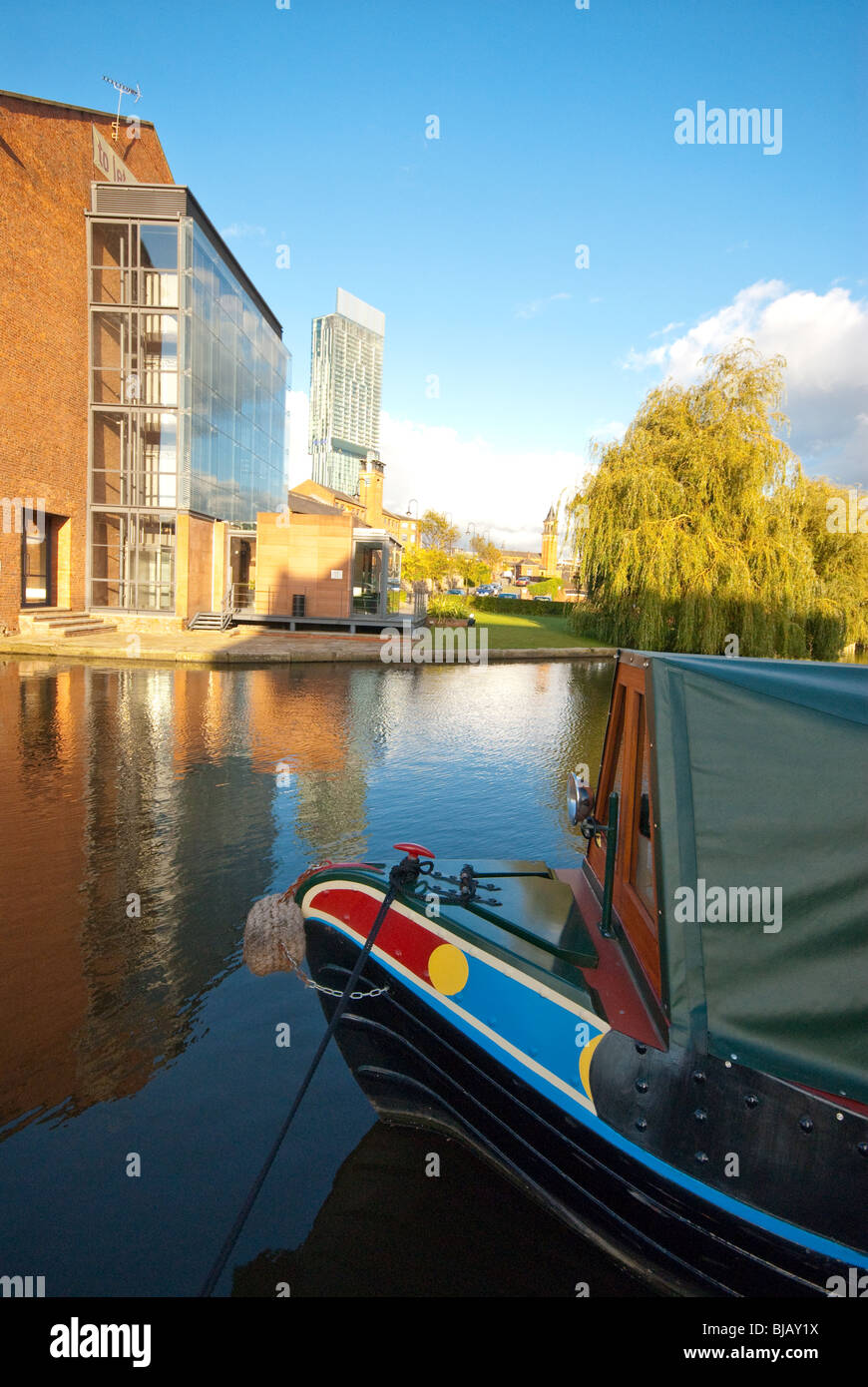 Manchester Castlefield Kanäle Stockfoto