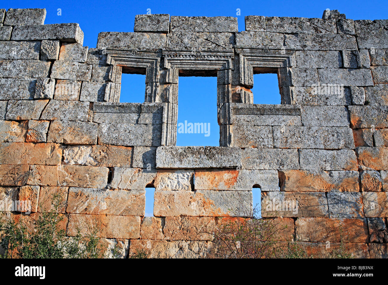 Byzantinischen Ruinen (6. Jh.), Baude, Syrien Stockfoto