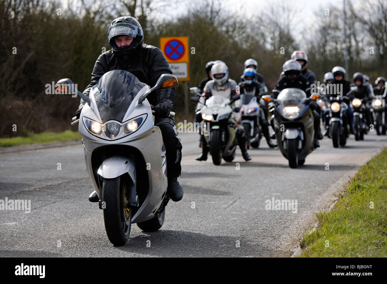 Motorräder Stockfoto