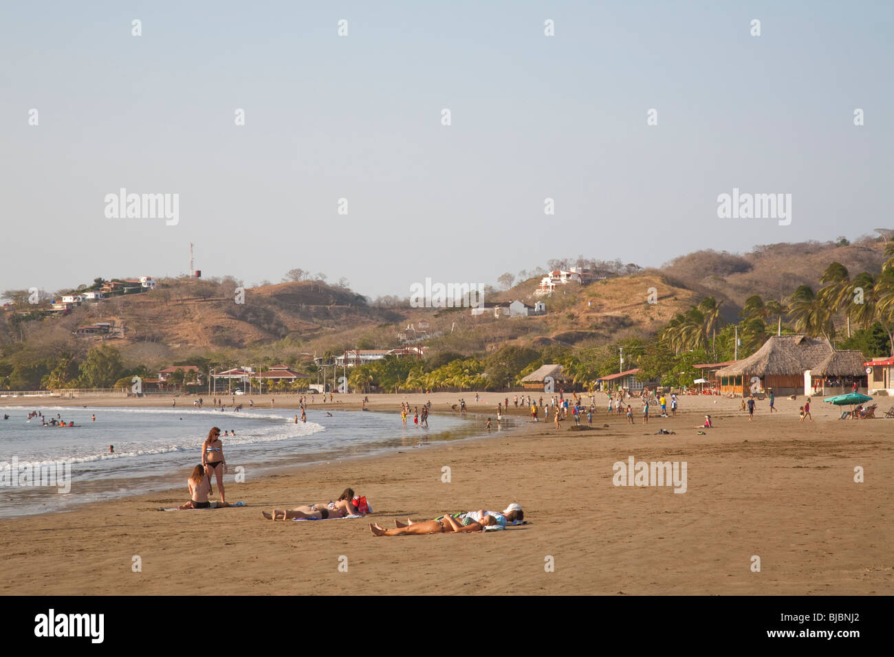 Strand, San Juan del Sur, Nicaragua Stockfoto