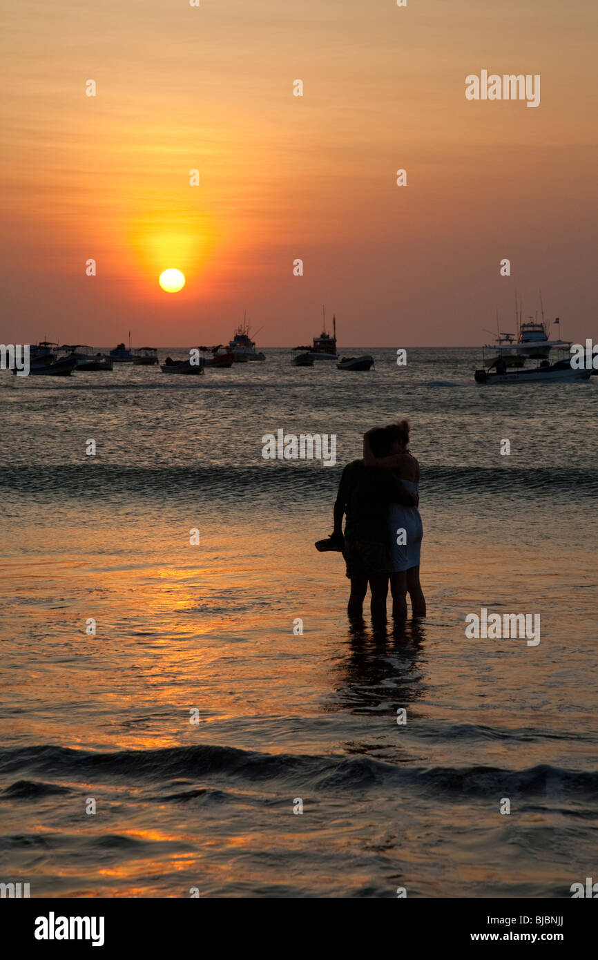 Sonnenuntergang, San Juan del Sur, Nicaragua Stockfoto